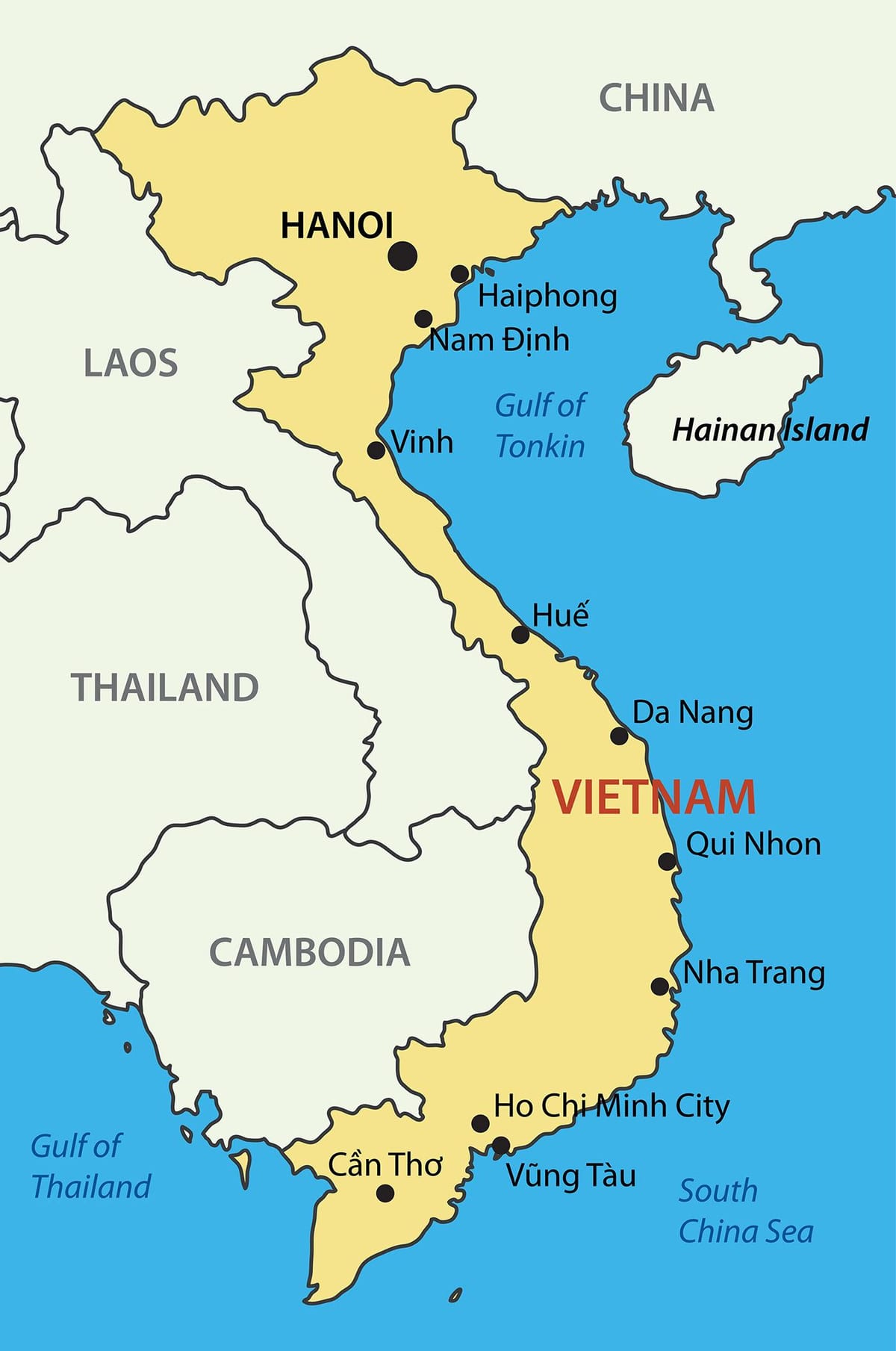نقشہ کے saigon پر